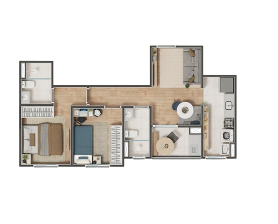 Planta do apartamento